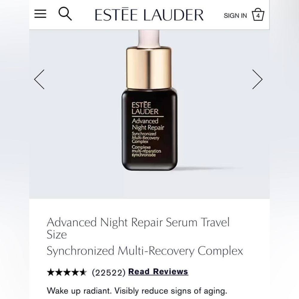 Estee Lauder Advanced Night Repair Serum - Black & Gold 7ML